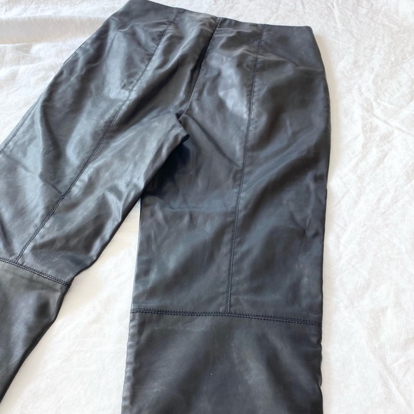 Vero Moda Emma Ray PU Leather Pants - Picture 3 of 15